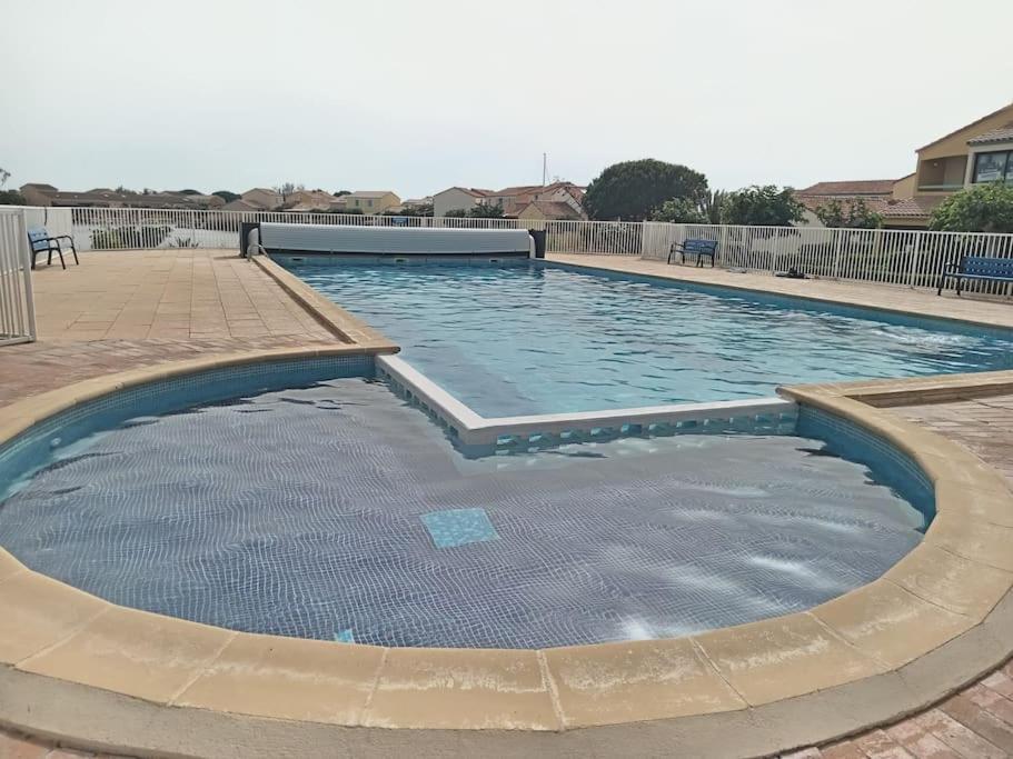 Jolie Maisonnette Dans Residence Calme Avec Piscine Le Barcares Ngoại thất bức ảnh